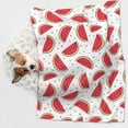 thumbnail image 6 of Pofeuu Watermelon Print Puppy Blanket,Dog Blankets,Pet Blanket Cozy Cat Blankets for Indoor Cats, Fuzzy Pet Blanket for Kitten Doggy Dog Blankets-Medium, 6 of 8