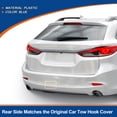 thumbnail image 3 of Unique Bargains Rear Right Passenger Side Car Bumper Tow Hook Cover Tow Cover Cap Fit for Mazda 6 Atenza 2018-2021 - Pack of 1 Blue, 3 of 6