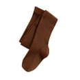 thumbnail image 3 of ibiyuan Girls Solid Tights Thick Knit High Waist Full Length Leg Socks Cover Soft Stretch Tights for School Uniform, Recital, Weekend Trips, Everyday Casual Styling, 3 of 7