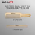 thumbnail image 4 of BaBylissPRO B0848FWTW1 Barberology GoldFX Juego de peine de metal, 4 of 5