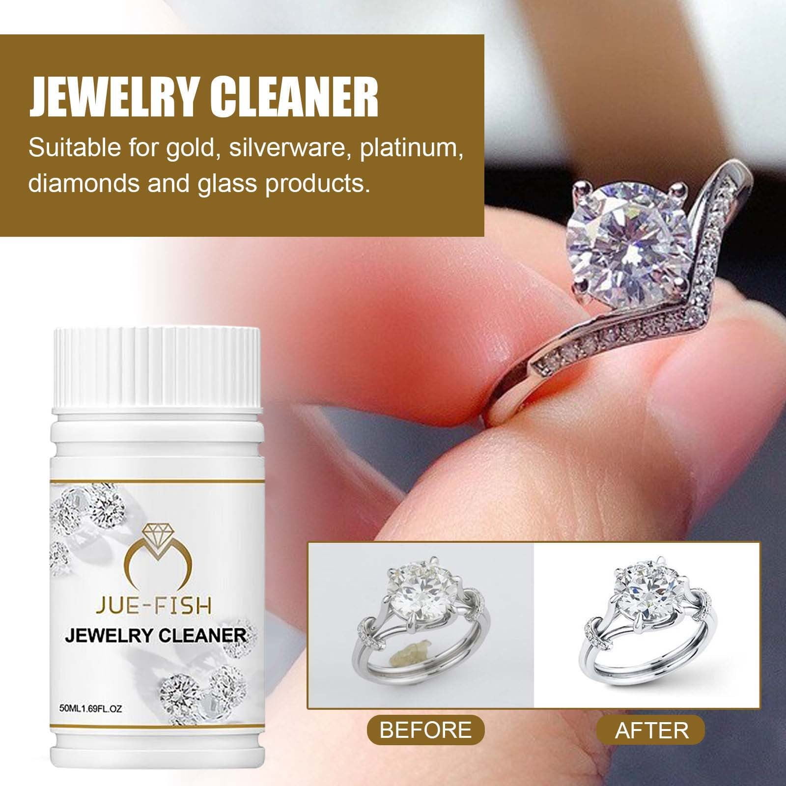 Cadorn 50ml Jewelry Cleaning Agent - Metal Cleaning Solution for Diamond Necklaces, Rust & Ash Removal