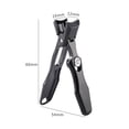 thumbnail image 4 of Dvkptbk nail clippers Antisplash Nail Clippers Set-stainless Steel File + Portable Iron Case Nail Tools, 4 of 9