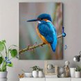 thumbnail image 4 of Kingfisher Bird Canvas Wall Art，Multi Room Decor for Home Bathroom Kitchen, 4 of 8