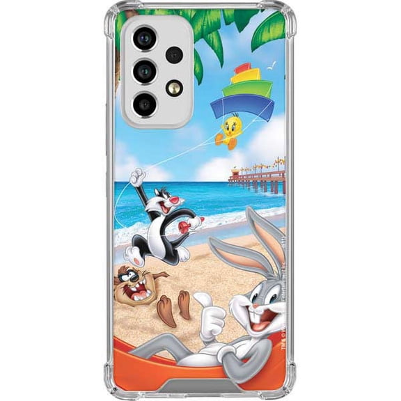 Skinit Cartoons Looney Tunes Beach Galaxy A53 5G Clear Case