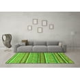 thumbnail image 3 of Ahgly Company Indoor Rectangle Abstract Green Modern Area Rugs, 5' x 8', 3 of 4