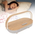 thumbnail image 4 of Wireless Charging Night Light, Touch Control Phone Holder Music Bedside Lamp Rotatable Multifunctional  For Wife For Women For Dad Nordic Wood Grain, 4 of 8