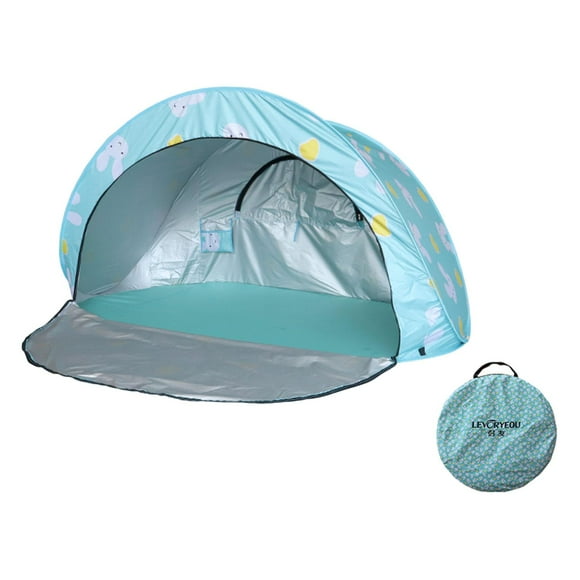 Beach Tent, Sun Shelter Tent, Automatic Zipper Door for 3-4 Person Portable Instant Shade, Sun Shelter Canopy for Hiking Outdoor Fishing Rabbit