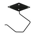 thumbnail image 2 of Gancho de gabinete de metal plegable | Percha de almacenamiento multifuncional que ahorra espacio | Negro | Diseño plegable | Montaje seguro con tornillo | Para utensilios de cocina y baño Ropa, 2 of 8