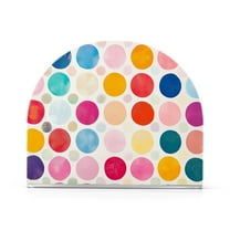 Yayeee Napkin Holder for Table Kitchen Paper Tissue Organization, Colorful Circles