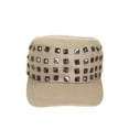 thumbnail image 3 of Adjustable Cotton Military Style Studded Front Army Cap, 3 of 4