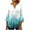 Light Blue Plus Size Blouse for Women_k, variant on CYMMPU 3/4 Sleeve Blouses for Women Dressy Casual Button V Neck Summer Trendy Shirts Tunic Tops Flower Pattern Loose Fit Spring Tops Empire Waist A Line T-Shirts XXL