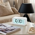 thumbnail image 2 of Unique Bargains Adjustable Volume Electric Alarm Clock White 5.7"L x 2.0"W x 3.3"H, 2 of 6