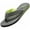 Grey/Lime, variant on Norty Men's Soft EVA Flip Flop Thong Sandal Comfort, Style, and Durability