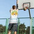 thumbnail image 5 of Naloa Corgi In The Shower Cap Bathing Basketball Jersey Reversible Men's Mesh Athletic Sports Shirts Training Practice S-4XL4X-Large, 5 of 6