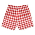thumbnail image 2 of ALAZA Boys Swim Trunks Checkered Grid-d3 Beach Board Shorts Drawstring Swimsuit M, 2 of 6