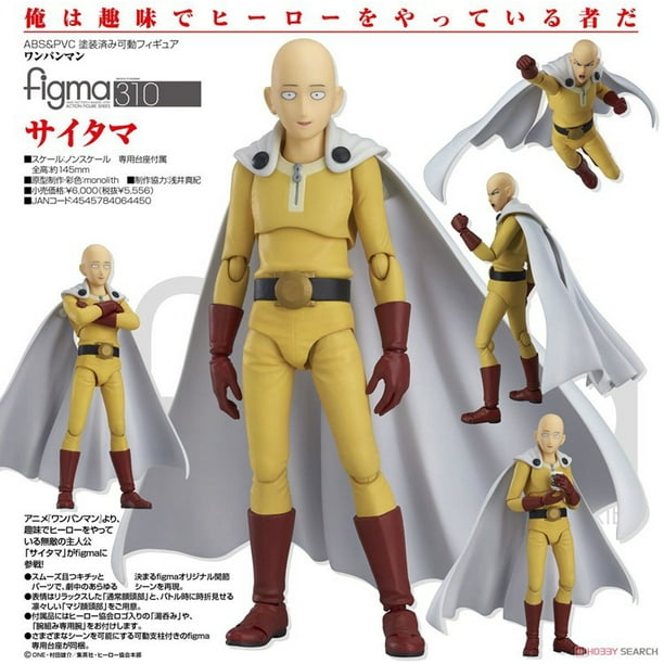 Figura De Saitama De 10 Cm – Figura De Acción De Anime En PVC, Decoración De Escritorio, Coleccionable De One Punch Man, Regalo Para Fans Del Manga