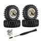 thumbnail image 1 of 4 ruedas y neumáticos para coche RC a escala 1/30, repuestos portátiles para SCX30 Bronce, 1 of 9