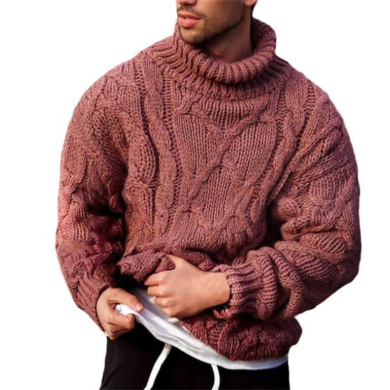 Thick turtleneck shop sweater mens