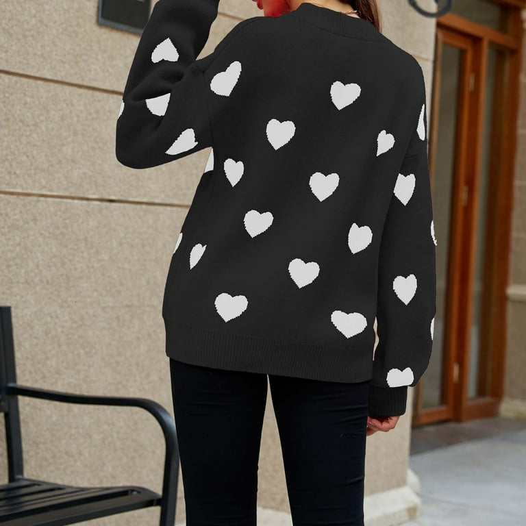 Women s Elegant Sweater Fashion Sleeves Round Neck Loose Tops