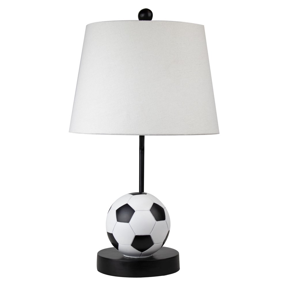 Grandview Gallery 21.5" Soccer Sports Themed Matte Black Accent Lamp