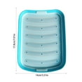 thumbnail image 3 of OEFNTAC 6-Cavity Silicone Hot Dog Mold with Lid for Baking Sausages Steaming Kitchen Food Prep 6.89x5.31x1.26in, 3 of 6