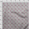 thumbnail image 3 of oneOone Georgette Viscose Gray Fabric Floral Sewing Craft Projects Fabric Prints By Yard 42 Inch Wide, 3 of 4