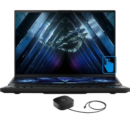 ASUS ROG Zephyrus Duo 16 GX650 Gaming/Entertainment Laptop (AMD Ryzen 9 7945HX 16-Core, 16.0in 240Hz Touch Wide QXGA (2560x1600), Win 11 Pro) with G5 Essential Dock