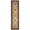 thumbnail image 4 of SAFAVIEH Lyndhurst Isadora Traditional Bordered Area Rug, Ivory/Red, 8' x 11', 4 of 10