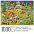 thumbnail image 2 of Bits and Pieces - 1000 Piece Jigsaw Puzzle for Adults - Camping with Grandma and Gramps - 1000 pc Americana Scene Jigsaw by Artist Sandy Rusinko, 2 of 5