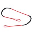 thumbnail image 1 of 26.5 inch compound straight bow training strings for archery (1 pcs, black and red), 1 of 5