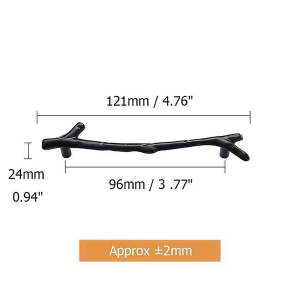 Fashion tree branch furniture handle 96mm 128mm black silver bronze kitchen cabinet handles drawer knobs door pulls hardware
