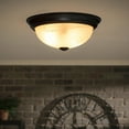 thumbnail image 3 of Designers Fountain 11 inch Small 2-Light Oil Rubbed Bronze Flush Mount Ceiling Light, 1257S-ORB-AL, 3 of 5