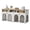 white, variant on Double Dog Crate Furniture, Wooden Indoor Kennel TV Stand with Storage Shelves