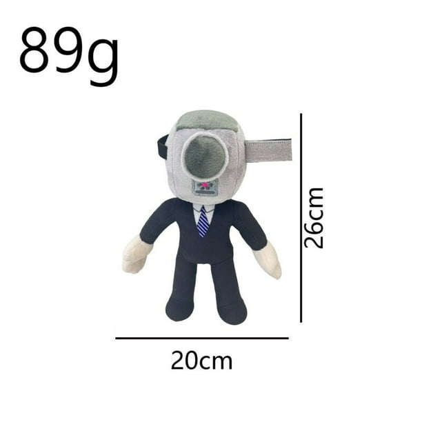 1/5 Uds. Skibidi inodoro de peluche de juguete muñecas de dibujos animados Speakerman peluche suave juguete de dibujos animados muñeco de dibujos animados regalo de cumpleaños de Navidad para niños xuanjing unisex