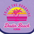 thumbnail image 4 of Inktastic Summer Enjoy the Sunshine Destin Beach Florida in Pink Boys or Girls Baby Bib, 4 of 4