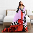 thumbnail image 4 of Blanket Best Cat Mom Ever Cat Mom Life Kitten Plush Throw Fuzzy Super Soft, 4 of 4