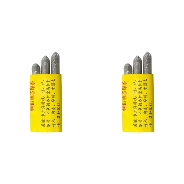 YWIYIUD 6PCS 3.15inch Low Temperature Welding Rods Practical Weldings Equipment and Accessories Portable and Durable Melt Welding Rods for Metal Repairing