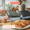 thumbnail image 5 of Beautiful 2-in-1 Panini Press & Grill with Detachable Plates, Cornflower Blue by Drew Barrymore, 5 of 23