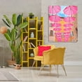 thumbnail image 3 of Stupell Industries Pink Umbrellas in Town Buildings & Architecture Painting Wrapped Canvas Art Print Wall Art, 36 x 48, 3 of 8
