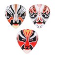 thumbnail image 1 of 3Pcs ABS Guitar Picks with Peking Opera Ukulele Finger Picks Musical Instrument Accessory, 1 of 7
