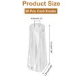 thumbnail image 2 of Uxcell 20Pcs Pomos de Cordón, Gotas de Flecos de Plástico, Colgante para Persianas y Cortinas, Cubo Transparente, 2 of 7