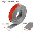 thumbnail image 2 of Uxcell 32mm x 3000mm Flexible TPE Self Adhesive U-Shape Veneer Edging Edge Banding Gray, 2 of 6