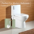 thumbnail image 3 of Bathroom Accessories Set 6 Piece Bath Ensemble with Smooth Surface Includes Soap Dispenser, Toothbrush Holder, Toothbrush Cup, Soap Dish for Decorative Countertop and Housewarming Gift, Green, 3 of 6