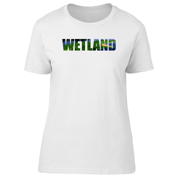 Wetland With Crocodile Tee Men's -Image by Shutterstock