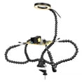 thumbnail image 1 of Yeacher LED 3X Magnifying Lamp with Clamp Hands Free PCB Fixture Swivel Arms PCB Fixture Helping Hands Soldering Station Third Hand System Electronic DIY Tools with USB-powered Lamp Magnifier + 3 U, 1 of 8
