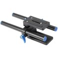thumbnail image 1 of 15mm Rod Rig Support Plate Base Para Seguir Focus Matte Box -A10 Sunnimix Soporte de barra de riel de 15 mm, 1 of 8