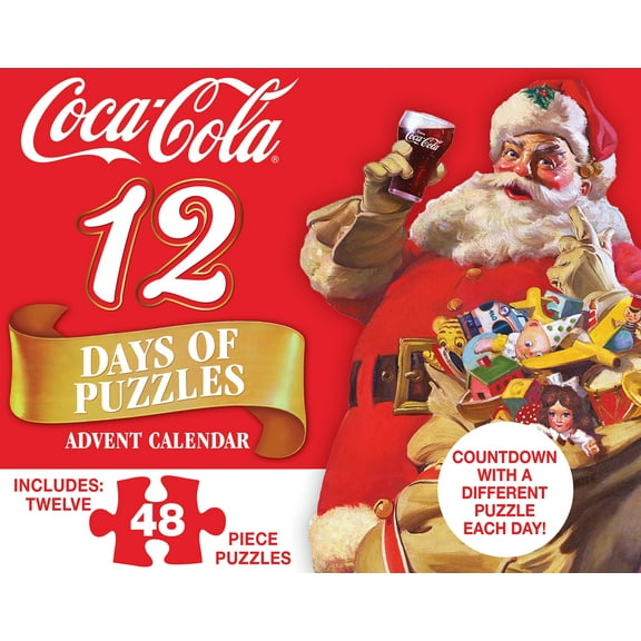 MasterPieces 12 Pack Jigsaw Puzzle - Coca-Cola 12 Days of Puzzles Advent Calendar