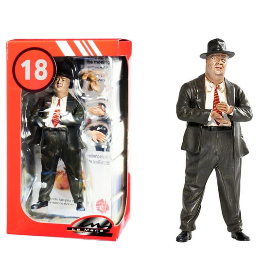 1950's Alfred Neubauer Figurine with Additional Set of 4 Hands for 1/18 Scale Models by Le Mans Miniatures