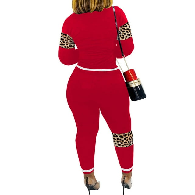 Womens’Suit Thread Splicing Long Sleeve Multiple Colors Casual Sports Set