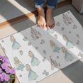 thumbnail image 4 of Princess Castle Flower Pattern Door Rugs,Washable Non Slip Door Mats Indoor,Decorative Door Mats,Entry Mat Indoor for Entrance,Bedroom,Kitchen,Bathroom,20"x32", 4 of 6